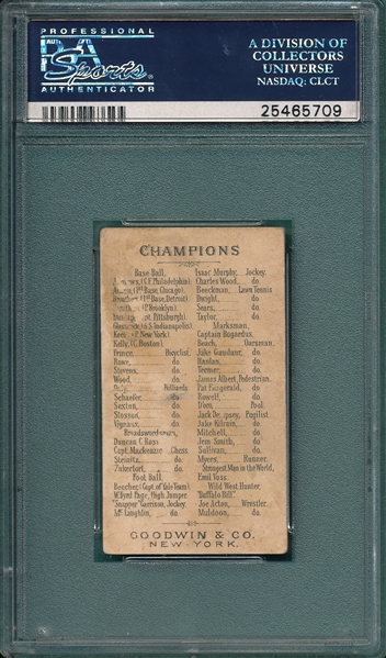 1888 N162 Muldoon, Goodwin Campions PSA 2