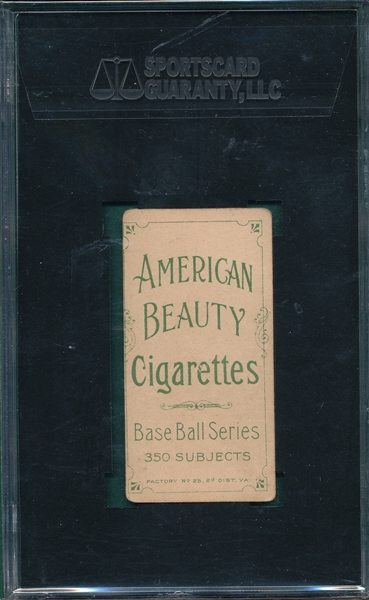 1909-1911 T206 Barbeau American Beauty Cigarettes, SGC 35
