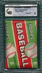 1955 Topps Baseball 1 Cent Unopened Pack GAI 8