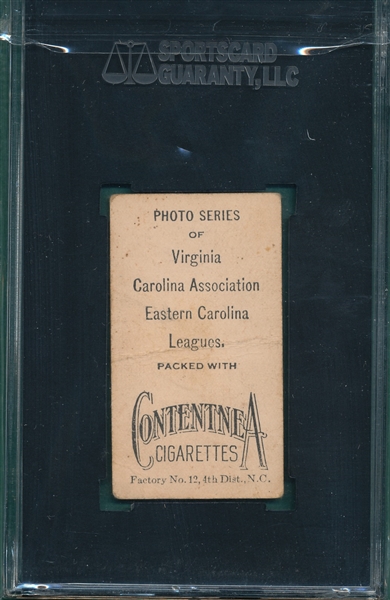 1910 T209 Callahan Contentnea Cigarettes SGC 30 *Photo Series* 