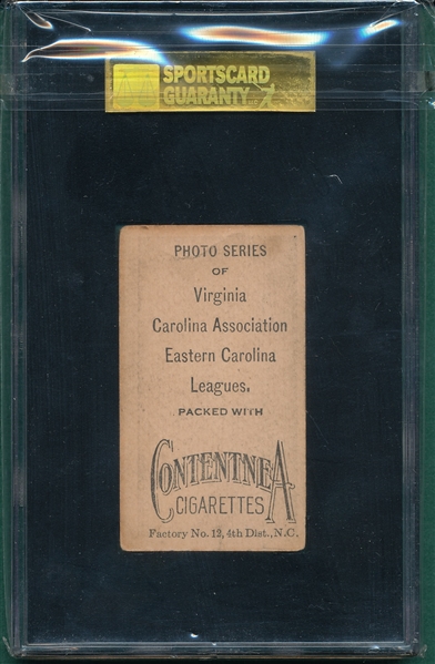 1910 T209 Vickery Contentnea Cigarettes SGC 20 *Photo Series* 
