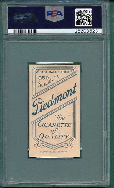 1909-1911 T206 McBride Piedmont Cigarettes PSA 7