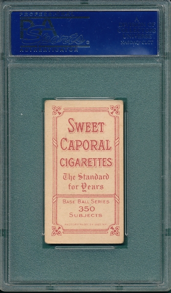 1909-1911 T206 Ed Walsh, Portrait, Sweet Caporal Cigarettes PSA 4