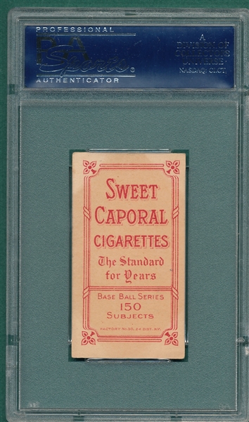 1909-1911 T206 Marquard, Hands At Thighs, Sweet Caporal Cigarettes PSA 4