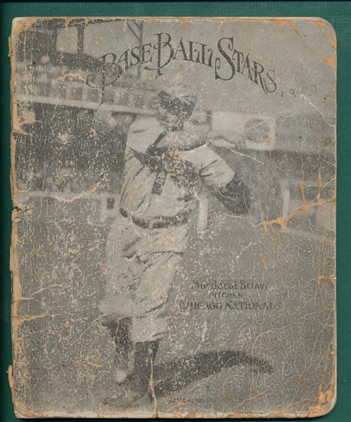 1910s Mordecai Brown Baseball Stars Notebook