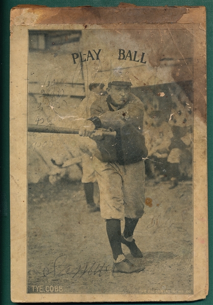 1910s Ty Cobb Play Ball Notebook