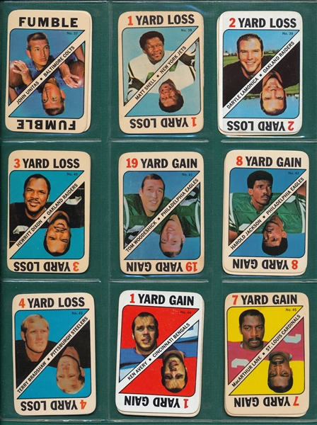 1971 Topps Football Game Complete Set (52) W/ Marker
