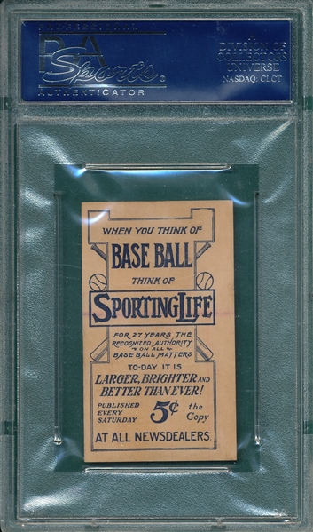 1911 M116 McGuire Sporting Life PSA 6 (MK)
