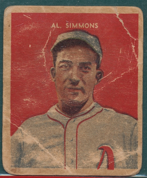1932 U. S. Caramel #17 Al Simmons