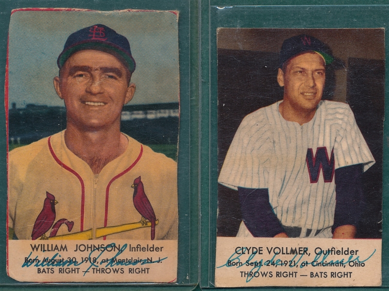 1953 Briggs Meats Vollmer & Hunter Weiners Johnson, Lot of (2)