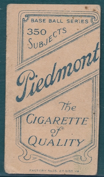 1909-1911 T206 Bresnahan, Batting, Piedmont Cigarettes