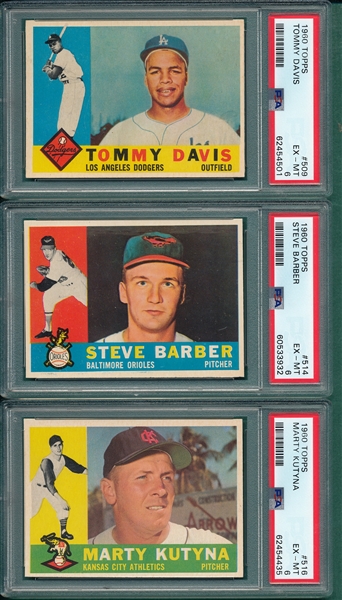 1960 Topps Baseball Near Set (561/572) 