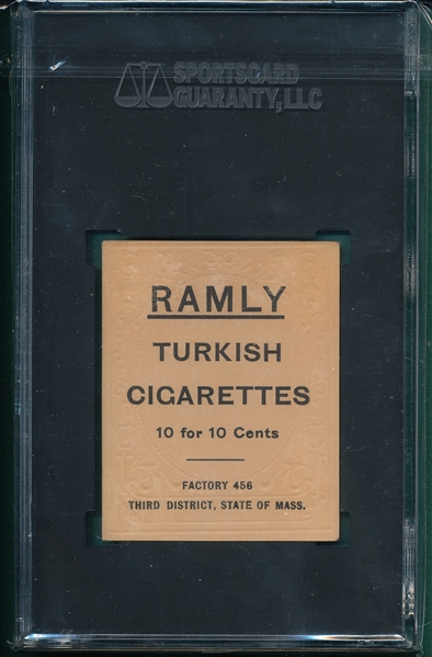 1909 T204 Clyde Milan Ramly Cigarettes SGC 3