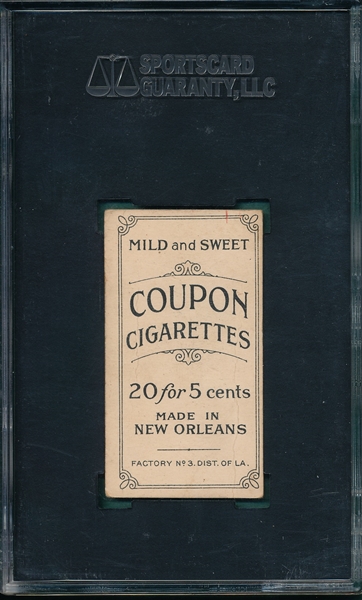 1914 T213-2 Mowery Coupon Cigarettes SGC 35 *Federal League*