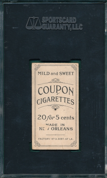 1914 T213-2 Wilson Coupon Cigarettes SGC 20
