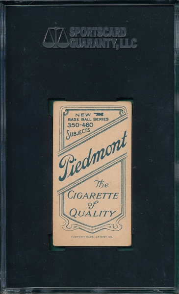 1909-1911 T206 Stahl, Glove Shows, Sweet Caporal Cigarettes SGC 40