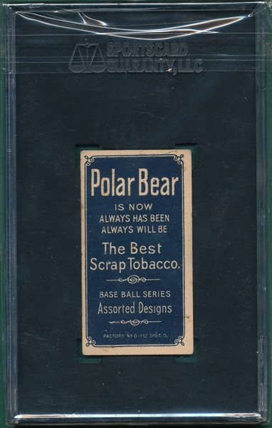 1909-1911 T206 Dygert Polar Bear SGC 60