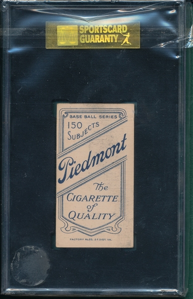 1909-1911 T206 Flick Piedmont Cigarettes SGC 60