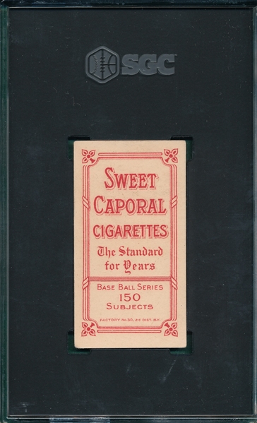1909-1911 T206 Doolin Sweet Caporal Cigarettes SGC 4.5