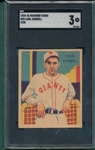 1934-36 Diamond Stars #39 Carl Hubbell SGC 3