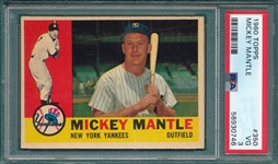 1960 Topps #350 Mickey Mantle PSA 3
