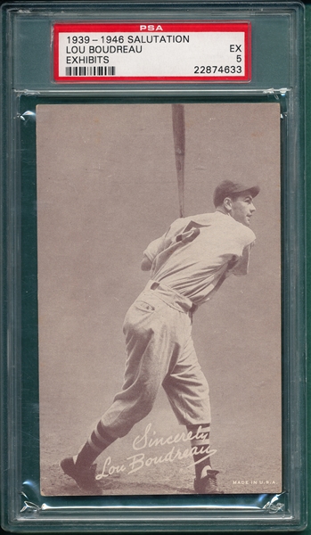 1939-46 Exhibits Salutation Camilli, Keller & Boudreau, Lot of (3), PSA 5 *Very Truly Yours*