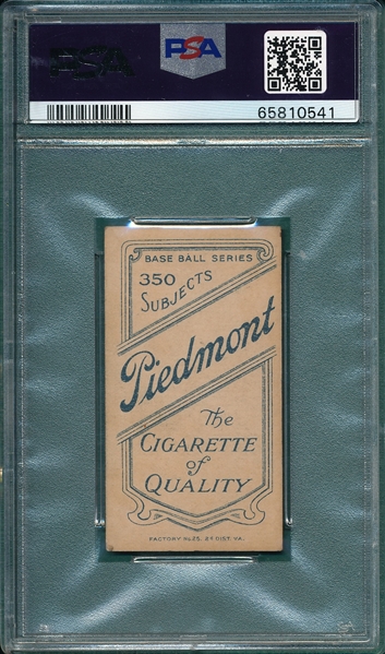 1909-1911 T206 Groom Piedmont Cigarettes PSA 5 