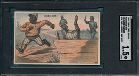 1880s H804-5A #144 Home Run, SGC 1.5