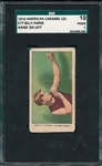 1910 E77 Billy Papke, Name On Left, American Caramel Co. SGC 10