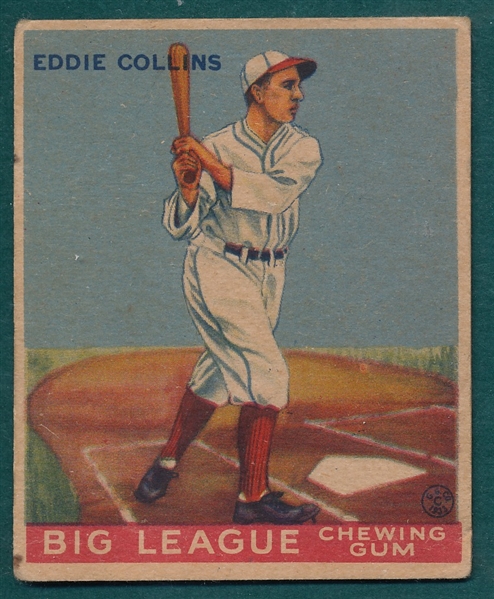 1933 Goudey #42 Eddie Collins 