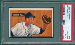 1951 Bowman #046 George Kell PSA 8 (OC)