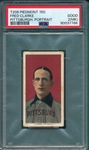 1909-1911 T206 Clarke, Fred, Portrait, Piedmont Cigarettes PSA 2 (MK)