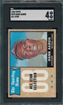 1968 Topps #370 Hank Aaron, AS, SGC 4