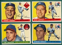1955 Topps Lot of (125) W/ #25 Podres