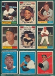 1961 Topps Lot of (268) W/ Mays & Aaron