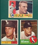 1960-65 Topps Lot of (12) Roger Maris