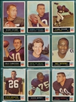1965-66 Philadelphia Football Lot of (173) W/ Unitas & Starr