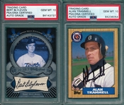 Blyleven & Trammell, Autographed Cards, Lot of (2), PSA/DNA 10