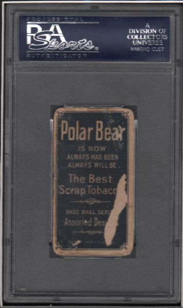 1909-11 T206 Polar Bear Ty Cobb Portrait - Red PSA 1.5