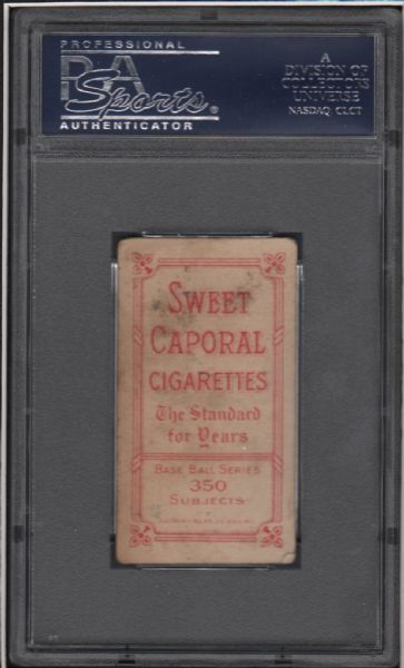 1909-11 T206 Sweet Caporal Cy Young Clev., Glove Shows PSA 3