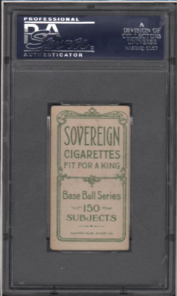1909-11 T206 Sovereign Red Dooin PSA 4