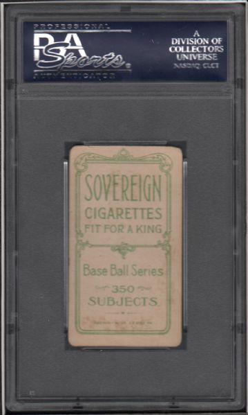 1909-11 T206 Sovereign George Mcquillan With Bat PSA 3