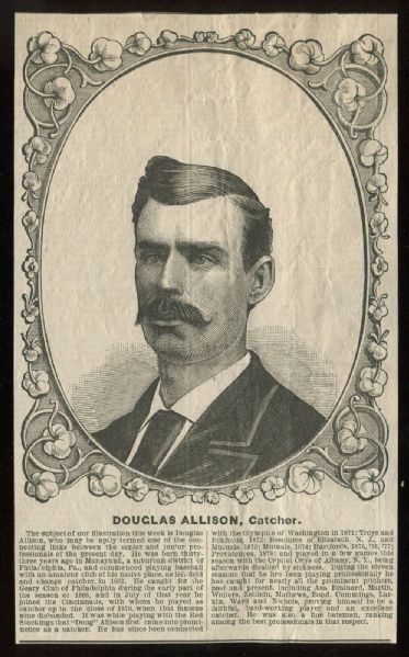 1879-80 NY Clipper Woodcut Douglas Allison