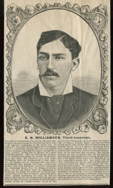 1879-80 NY Clipper Woodcut E.N. Williamson