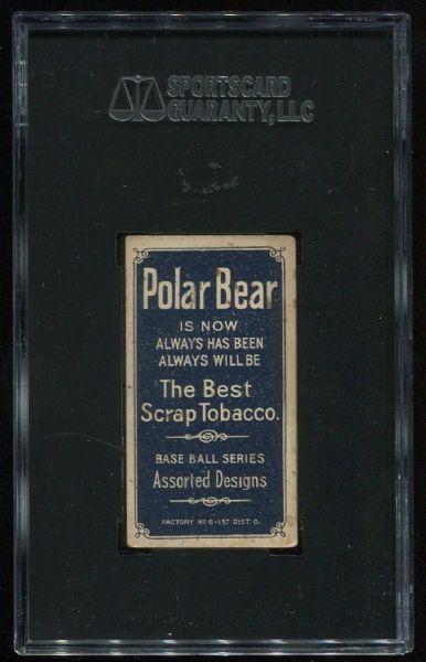 1909-11 T206 Polar Bear Jack Bliss SGC 50