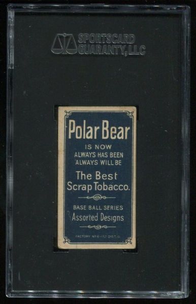 1909-11 T206 Polar Bear Mike Donlin With Bat SGC 50