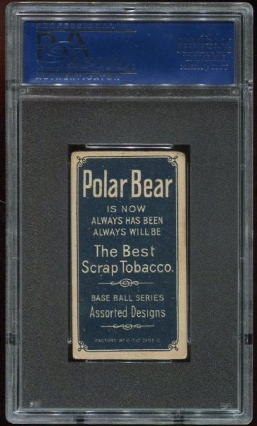 1909-11 T206 Polar Bear Orval Overall Hands Waist Level PSA 3