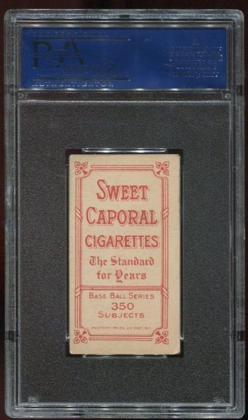 1909-11 T206 Sweet Caporal Carl Lundgren Kansas City PSA 4