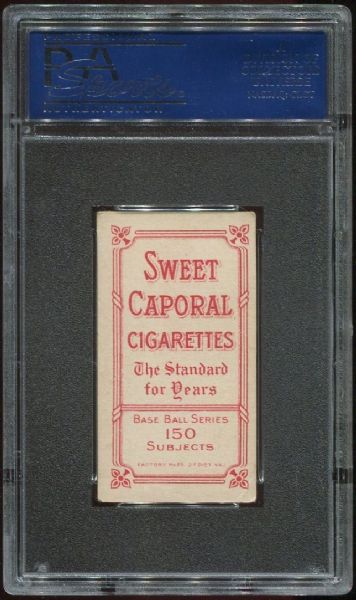 1909-11 T206 Sweet Caporal Cy Seymour Batting PSA 4