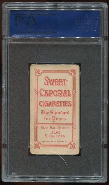 1909-11 T206 Sweet Caporal Danny Murphy Throwing PSA 3